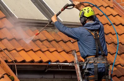 Démoussage et hydrofuge de toiture à Amponville